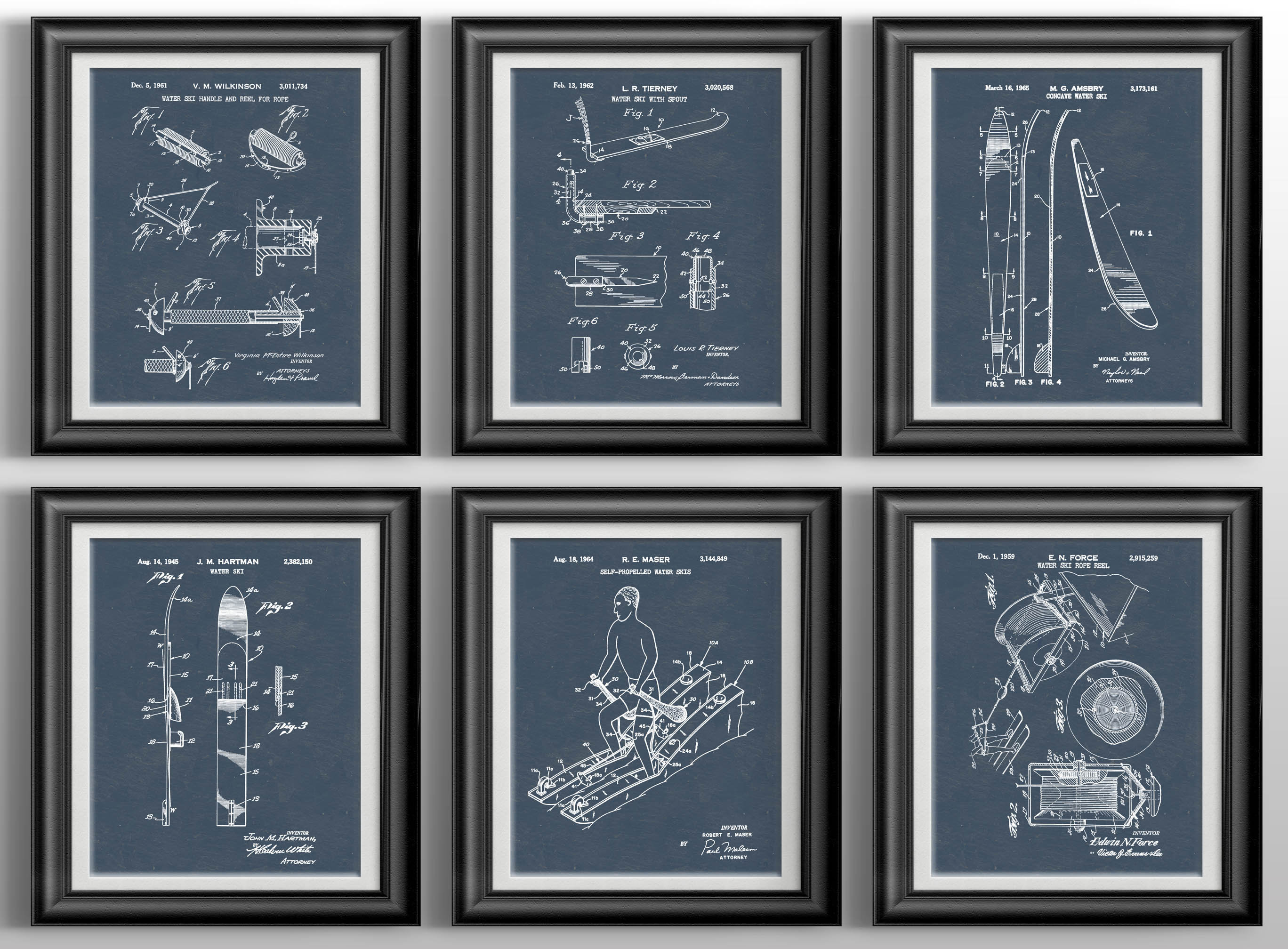 Water Ski Decor Vintage Ski Gifts for Skiers Water Skiing Etsy