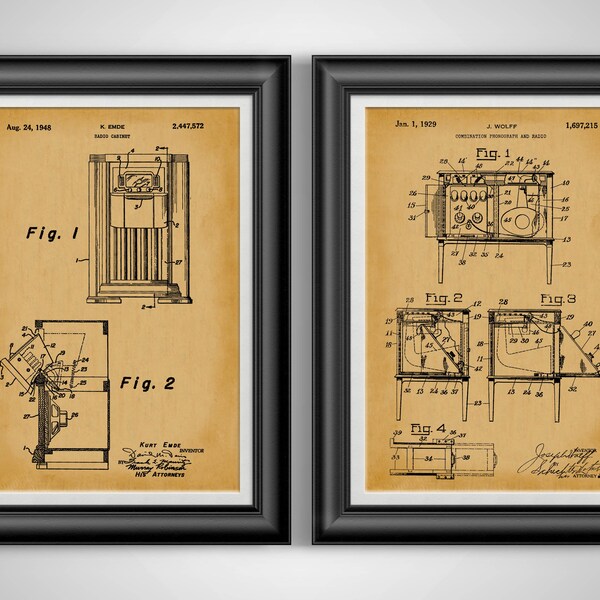 Old Radio Record Player Etsy