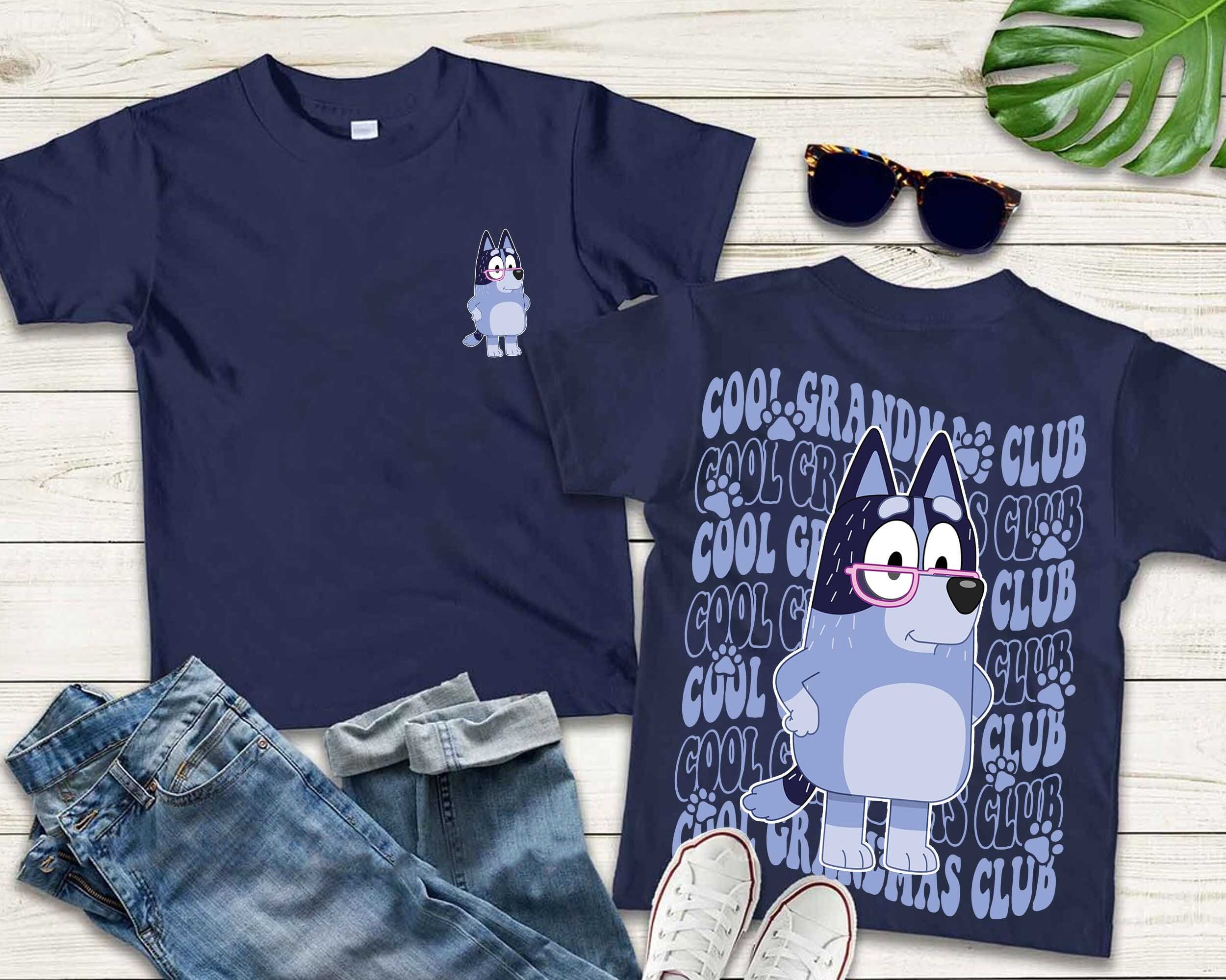 BlueyDad Cool Grandmas Club Two Sides Shirt, BlueyDad
