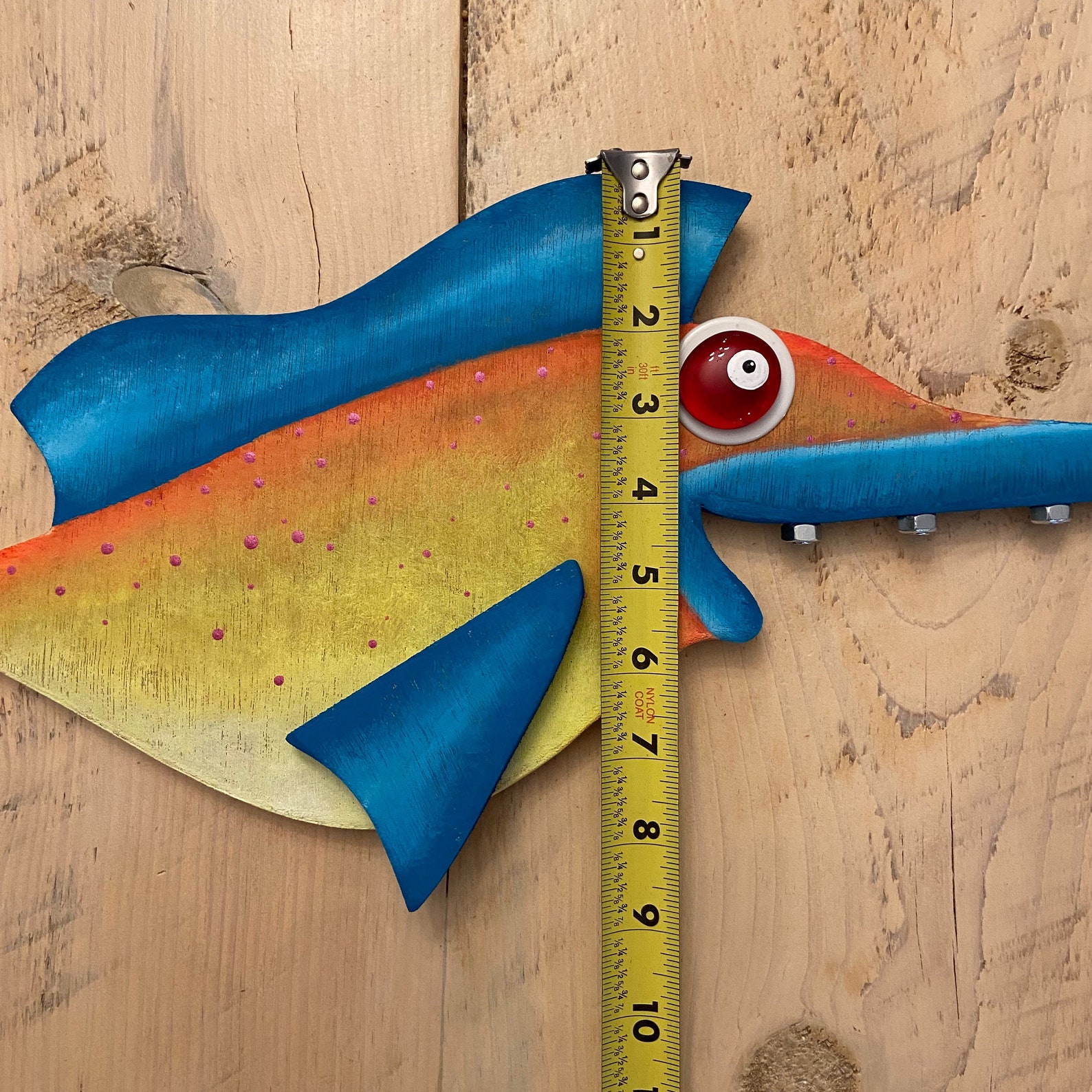 Alan Durpowitz. Painted Wood Fish Art Swordfish Art Recycled Etsy