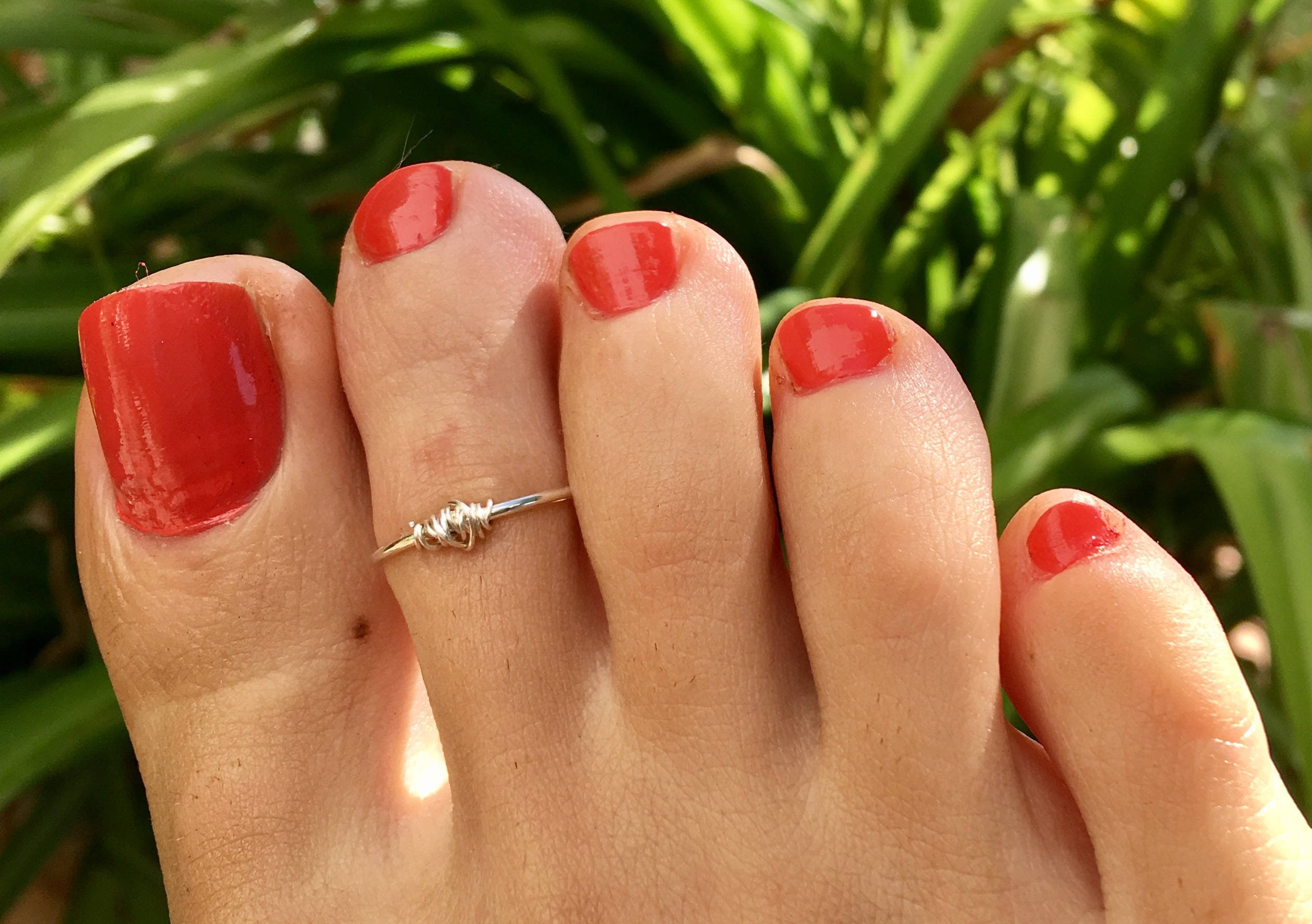 SILVER PLATED toe ring/ Toe Ring/Foot Jewelry/Toe rings/Gold Etsy