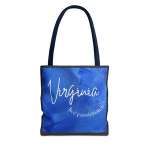 Virginia Live Passionately Tote Bag