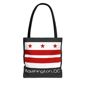 Washington, DC Flag Tote Bag