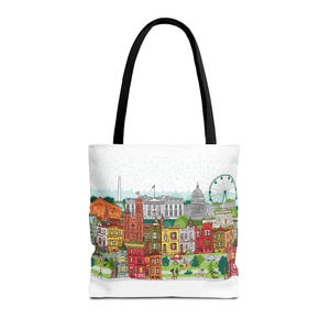 Washington DC Capital Region Tote Bag (3 sizes)