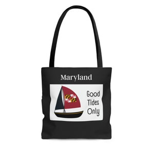 Maryland Sailboat Tote Bag