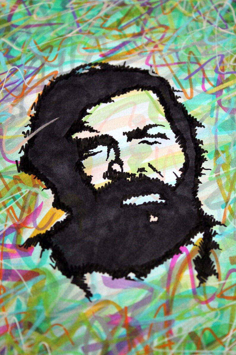 Bud Spencer Graffiti Stencil Pop Art Style Print | Etsy