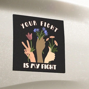 反トランプマグネット 味方車用デカール フェミニスト車用マグネット 平等 BLM 愛は愛 リベラルギフト 女性の権利 車用マグネット、政治デカール、