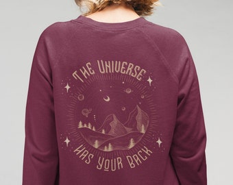 Witchy Kleding Mystieke Trui Witchy Kleding Witchy Shirt Spiritueel Shirt Hemels Shirt Het Universum Heeft Je Rug Occulte Alt Kleding
