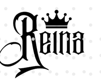 Reina SVG Latina SVG Proud Latina af Latina Pride Digital File Boricua PNG Chicana Afro Latina Queen design bundle svg cutting file