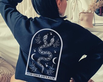 Witchy Clothes Aesthetic Clothes Spiritual Shirts Goblincore Clothing Goth Clothes Mystical Tarot Shirt Witchy Stuff Trendy Sweatshirt
