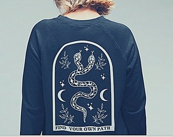 Spiritual Shirts Mystical Aesthetic Clothes Witchy Clothes Academia Clothing Tarot Shirt Goth Clothes Witchy Stuff Trendy Sweatshirt