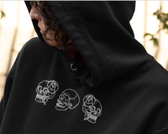 Skelett Hoodie Halloween Sweater Skelett Sweatshirt Halloween Sweatshirt Halloween Crewneck Ästhetische Kleidung Spooky Sweater Trending Now