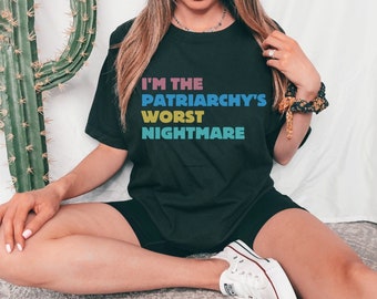Patriarchy's Worst Nightmare Smash the Patriarchy Shirt Feminist Shirt Politische Shirt Feminismus Shirt Womens Rechte Tshirt Aktivist Shirt