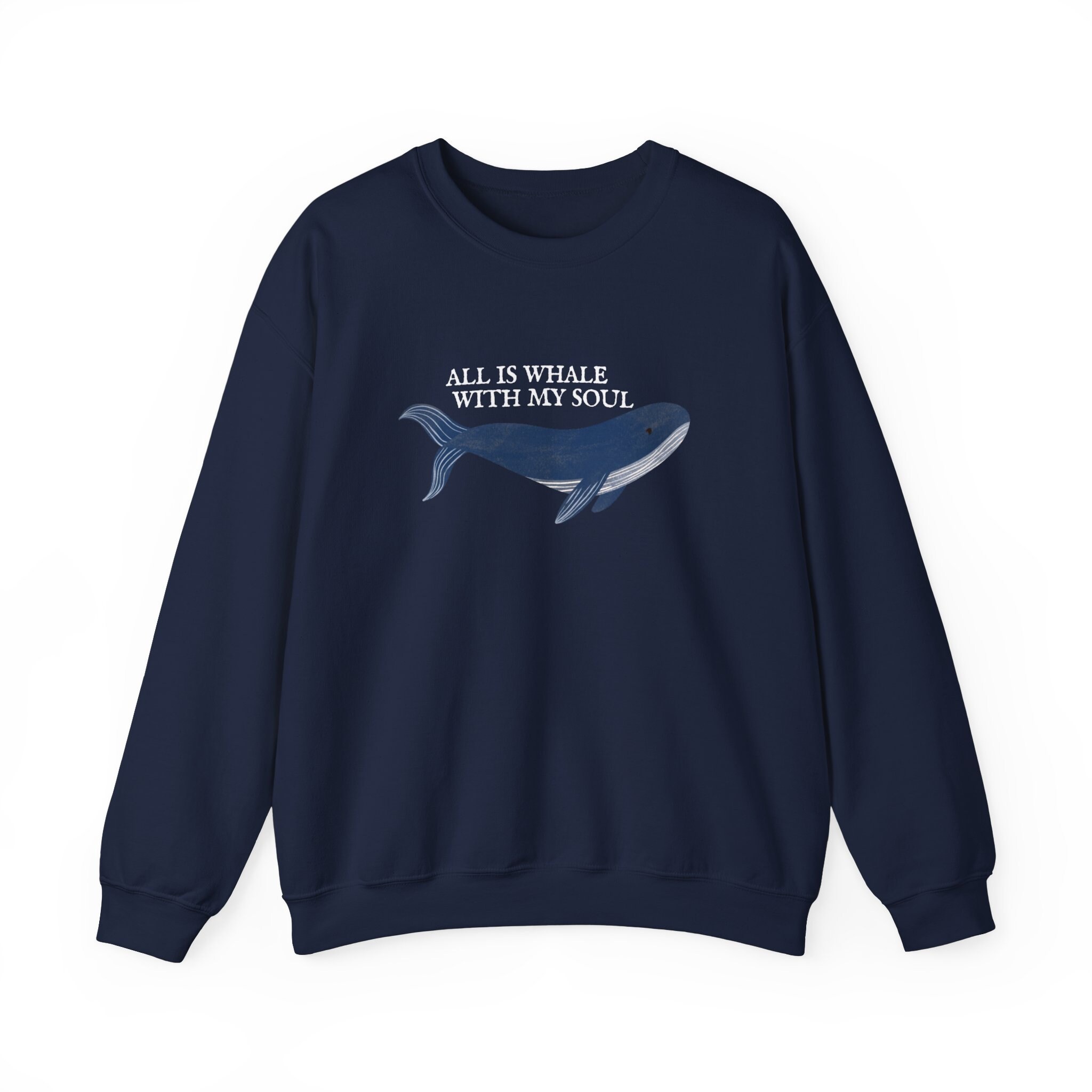 All is Whale With My Soul Faith Sweater Whale Sweater Ocean
