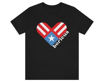 Puerto Rico Camicia Boricua Camicia Puerto Rican Pride Nuyorican T-shirt Proud Latino Heritage Jibaro Taino Wepa Shirt