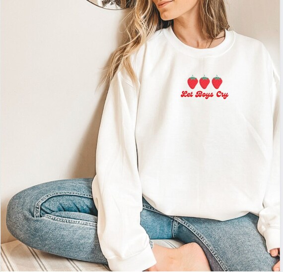 Feminist Sweater Strawberry Sweater Feminist Sweatshirt Strawberry