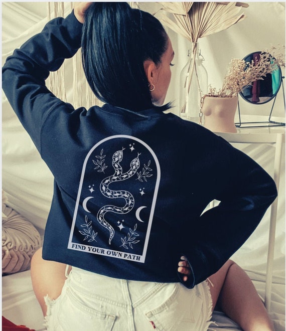 Witchy Clothes Aesthetic Clothes Spiritual Shirts Goblincore Clothing Goth Clothes Mystical Tarot Shirt Witchy Stuff Trendy Sweatshirt