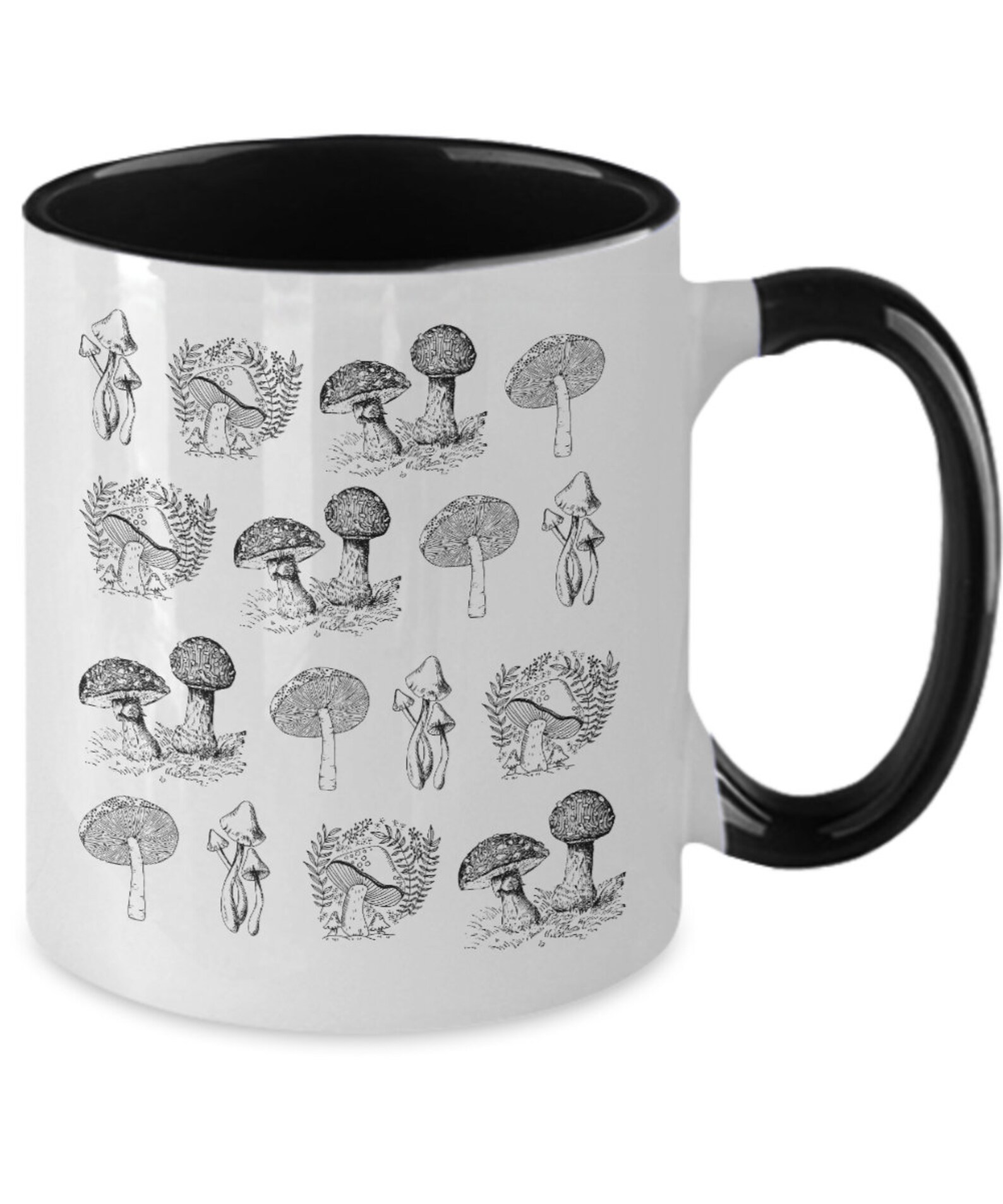 Mushroom Mug Aesthetic Mug Cottagecore Mushroom Ceramic Mug Etsy