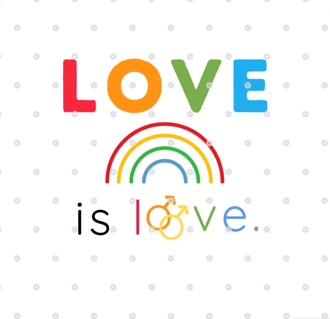 Rainbow LGBTQ Svg Love is Love Svg LGBT Pride Svg Pride Month Svg LBGT ...