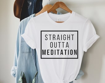Meditation Shirt Meditate shirt Meditation chakra shirt Spiritual Shirt Namaste tshirt Om shirt Aligned AF funny yoga tee graphic plus