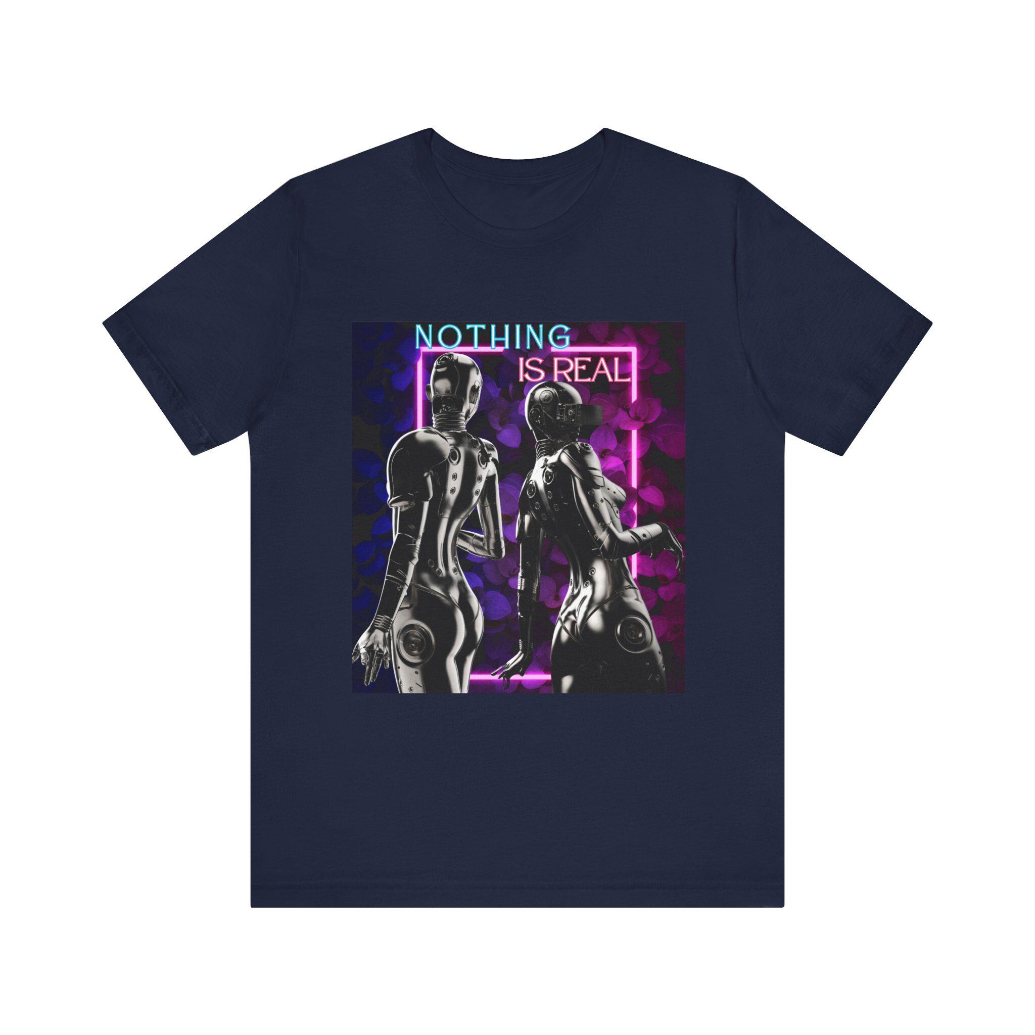 Cyberpunk Techwear T-shirt Y2K Japanese Vaporwave AI Robot Graphic