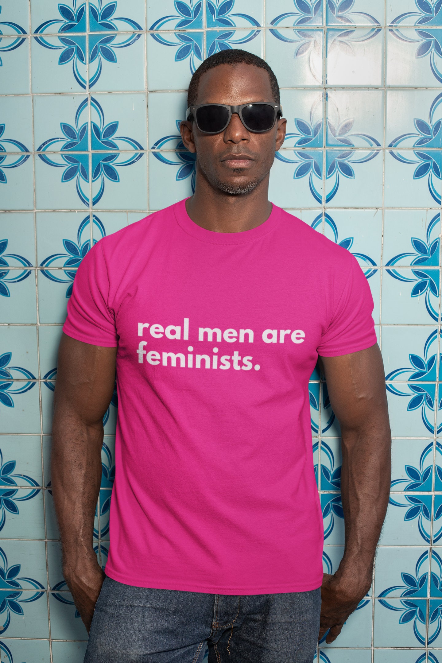 Male Feminist T Shirts for Men Real Men Are Feminists -