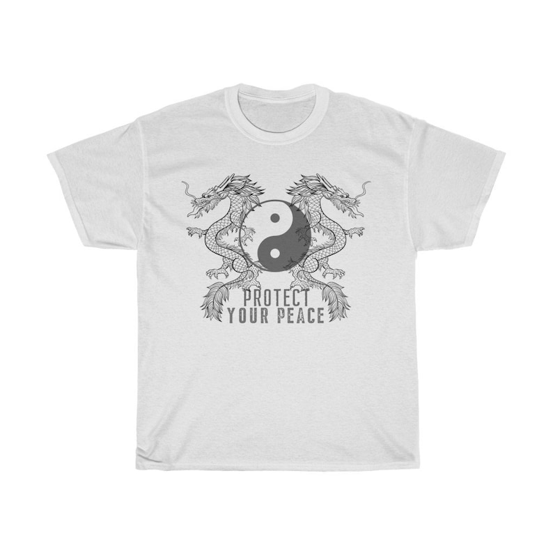 Yin and Yang Shirt Dragon Aesthetic Shirt Yin Yang Spiritual Etsy