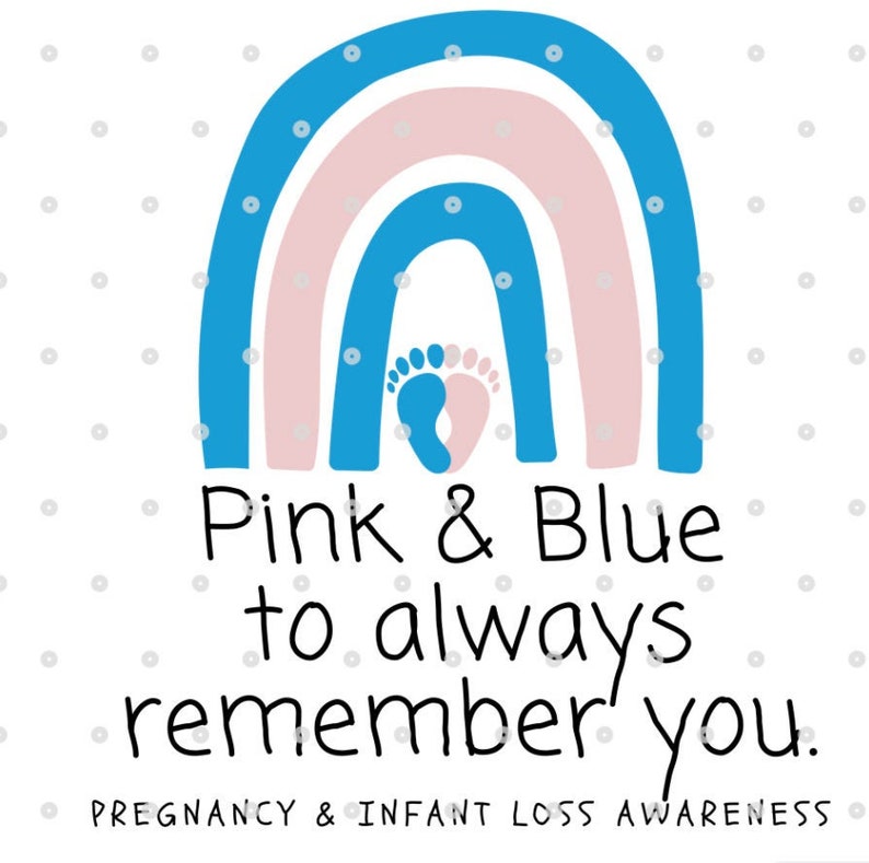 Download Clip Art Pregnancy And Infant Loss Awareness Svg Pink Blue Rainbow Svg Miscarriage Stillbirth Clipart October 15th Svg Awareness Svg Rainbow Baby Svg Art Collectibles