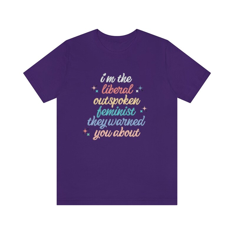 Liberal Shirt Outspoken Feminist Shirt Political Shirt Womens Rights Intersectional Feminist Activist Social Justice Shirt Protest shirt image 7