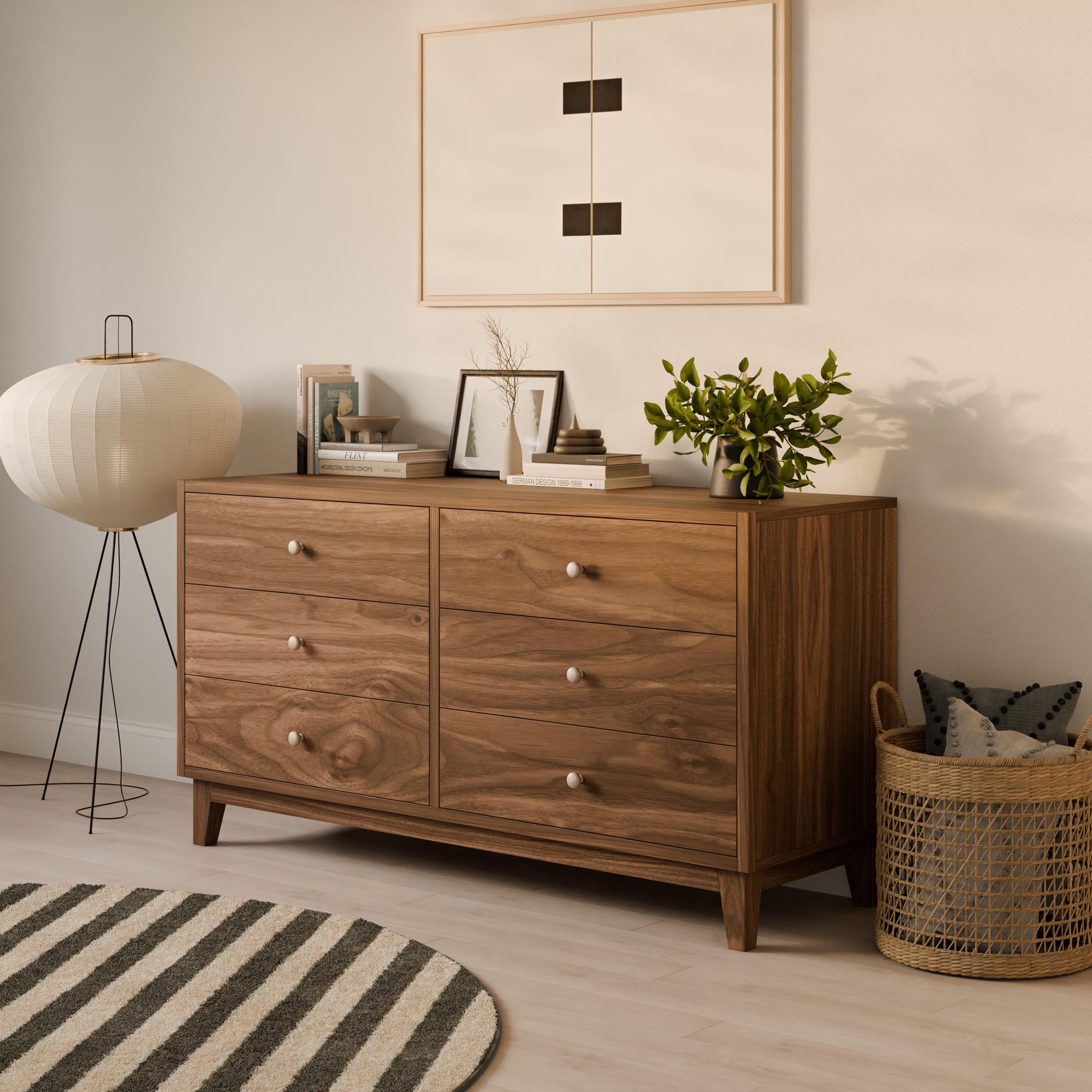 lee mid-century modern 9-drawer dresser reviews Mid Century Modern 9 Drawer Dresser