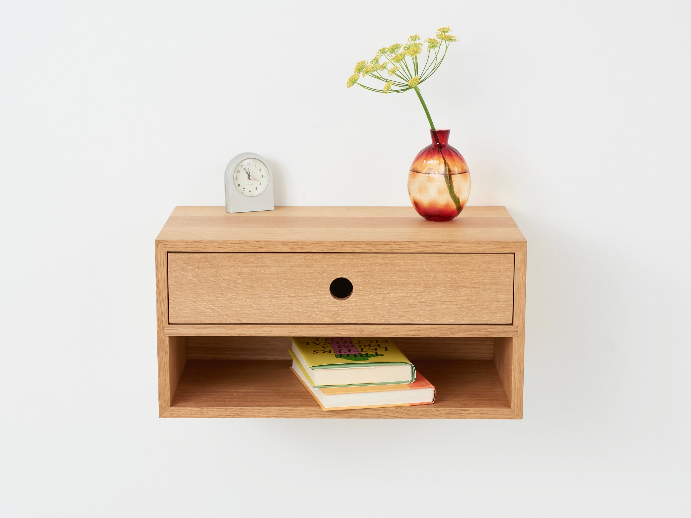 Salontafel met lade en open vak 031610 - Carré Wonen en Slapen