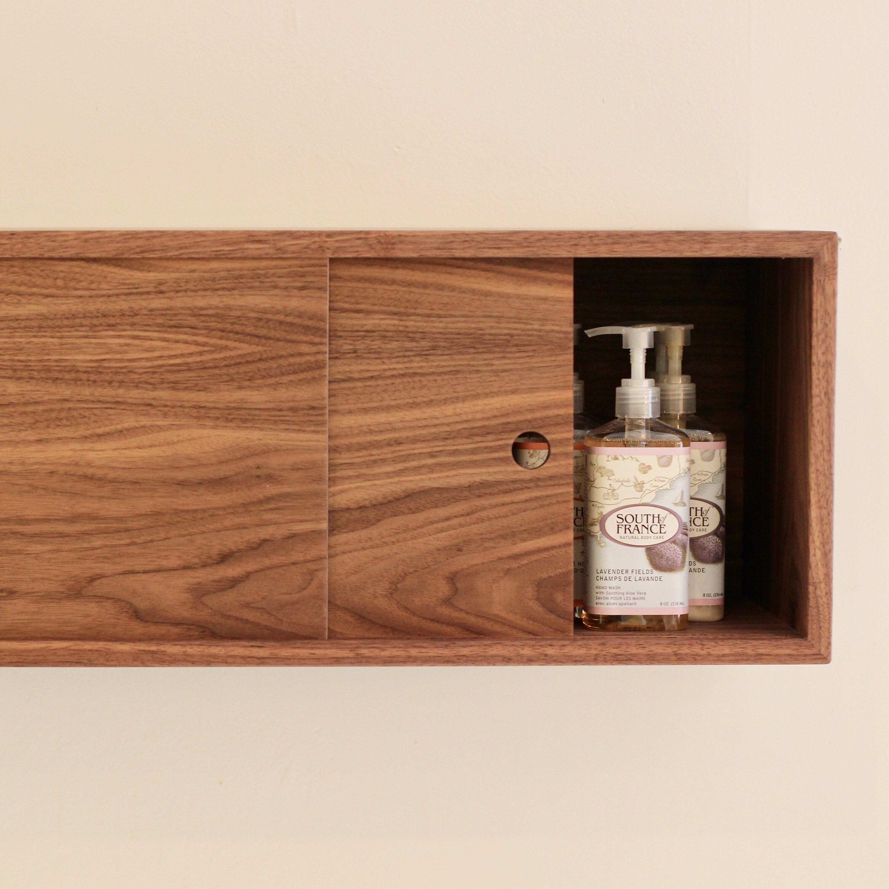 Floating Bathroom Storage With Sliding Doors Vanity Etsy Canada