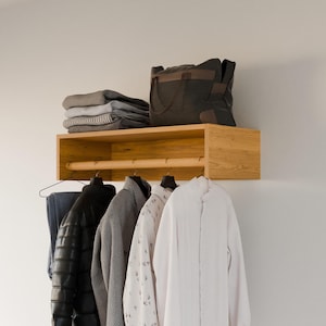 Closet Hanger in Cherry