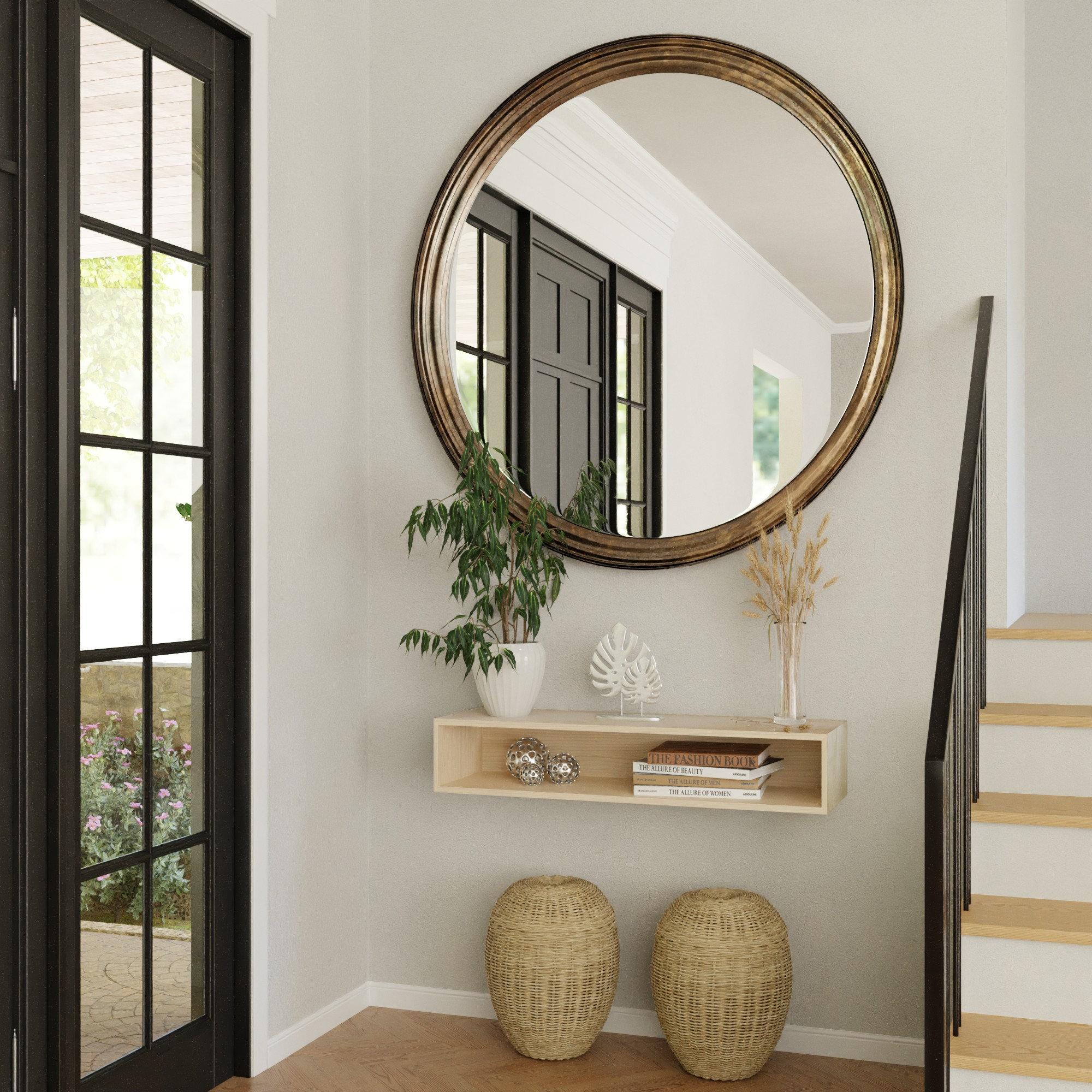 Floating Entryway Console Table Built in Solid Hard Maple - Etsy Australia