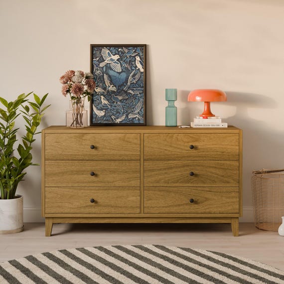 brown bodycon dress midi American Country 6-Drawer Dresser – Made in Vermont – Vermont Woods Studios main image 1