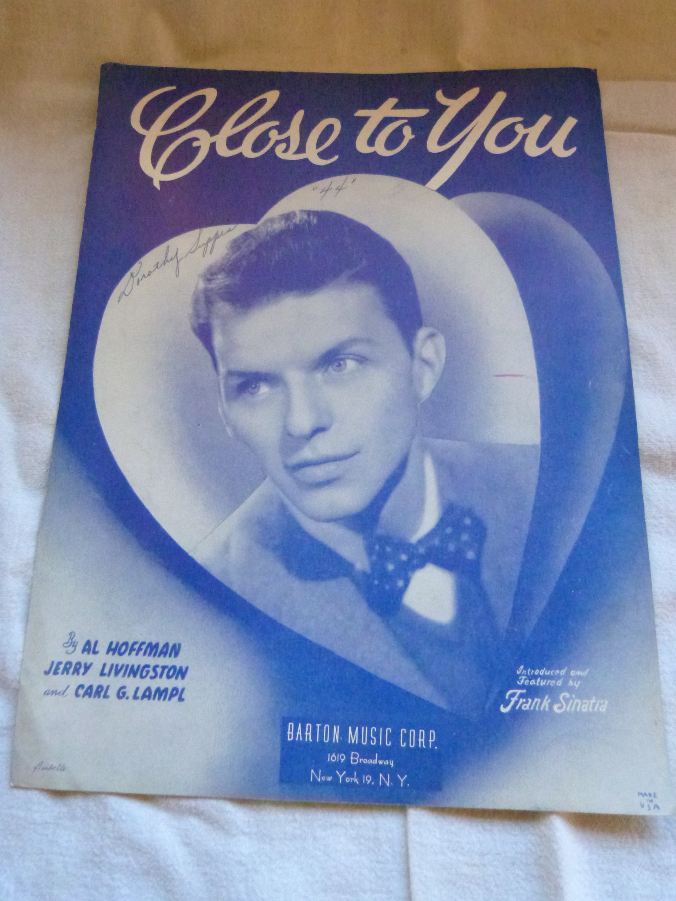 Vintage Sheet Music 