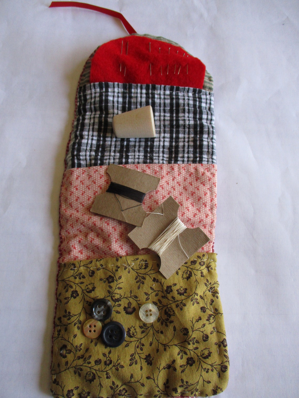 Civil War Era Sewing Kit housewife Reproduction for a Etsy