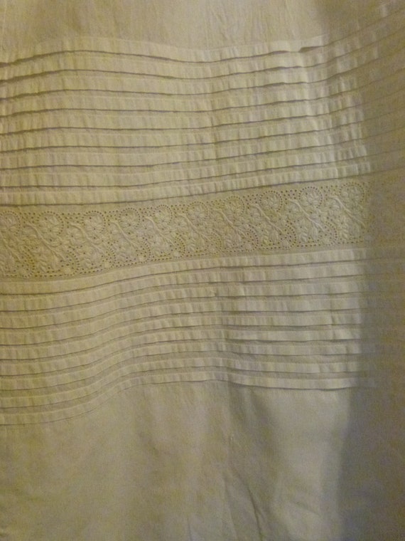 Vintage White Cotton Petticoat - image 3