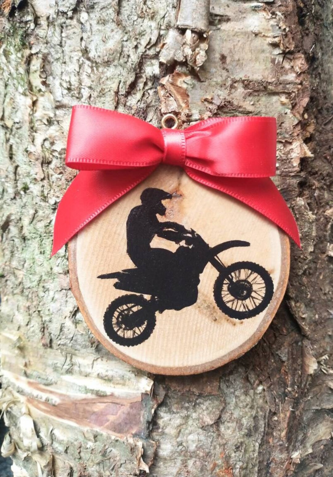 Dirt Bike Ornament Flat Track Offroad Motocross Gift Racer Etsy