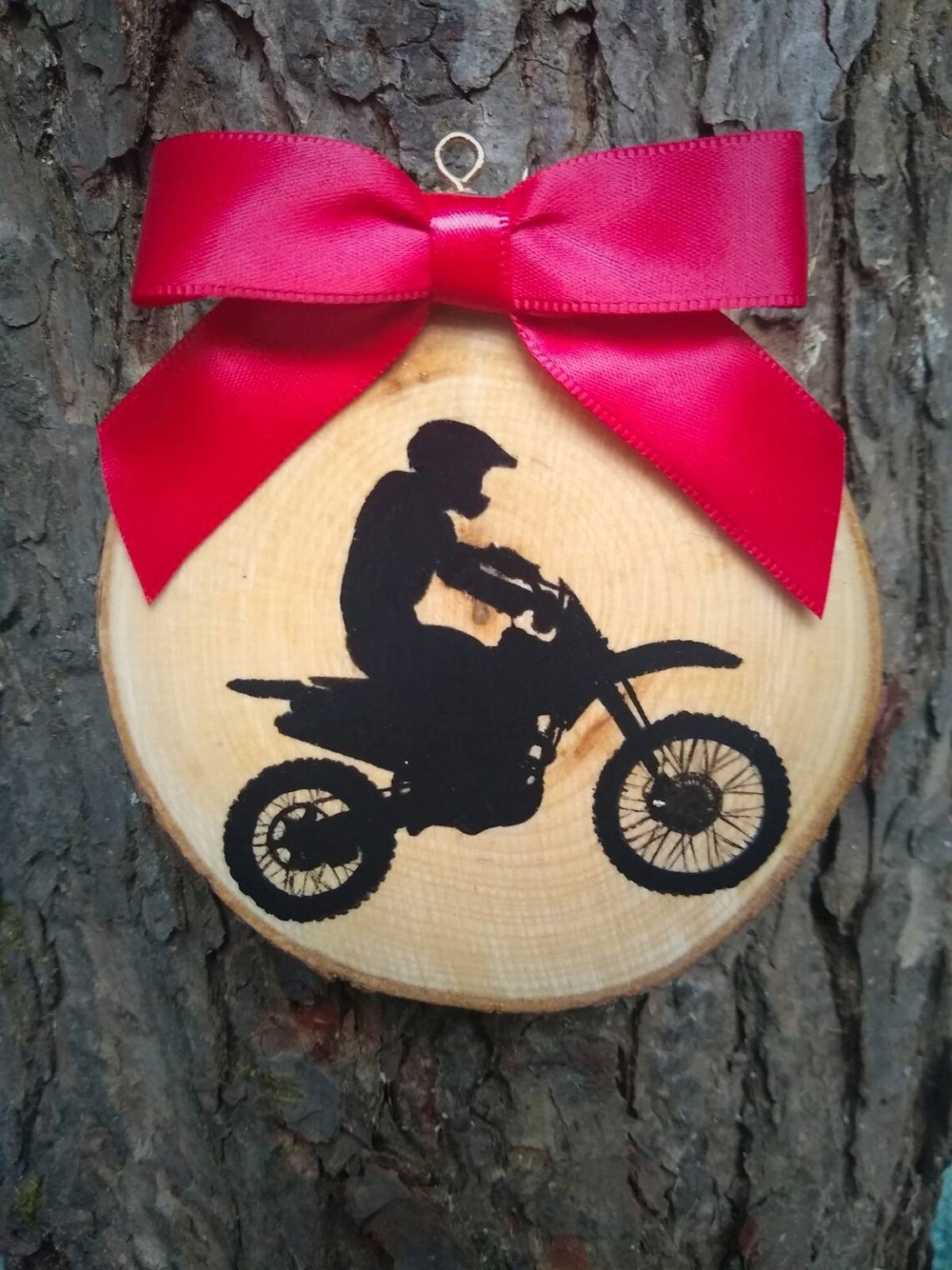 Dirt bike ornament motocross gift racer Christmas present Etsy