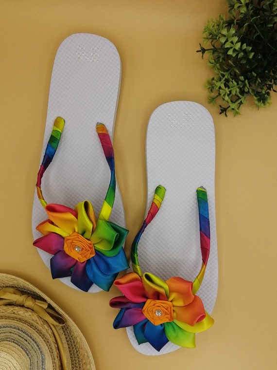 Rainbow Flip Flops -  Canada