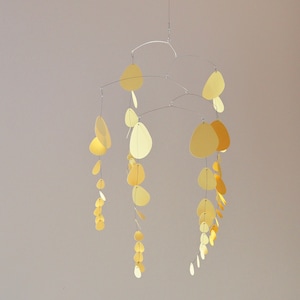 Kinetic Mobile 03 Yellow Eucalyptus Cardstock