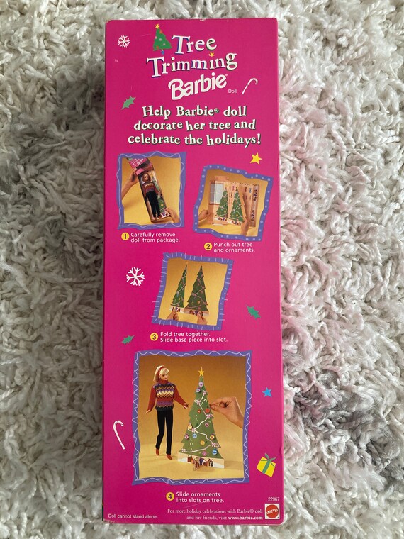 Tree trimming barbie 1998 hot sale