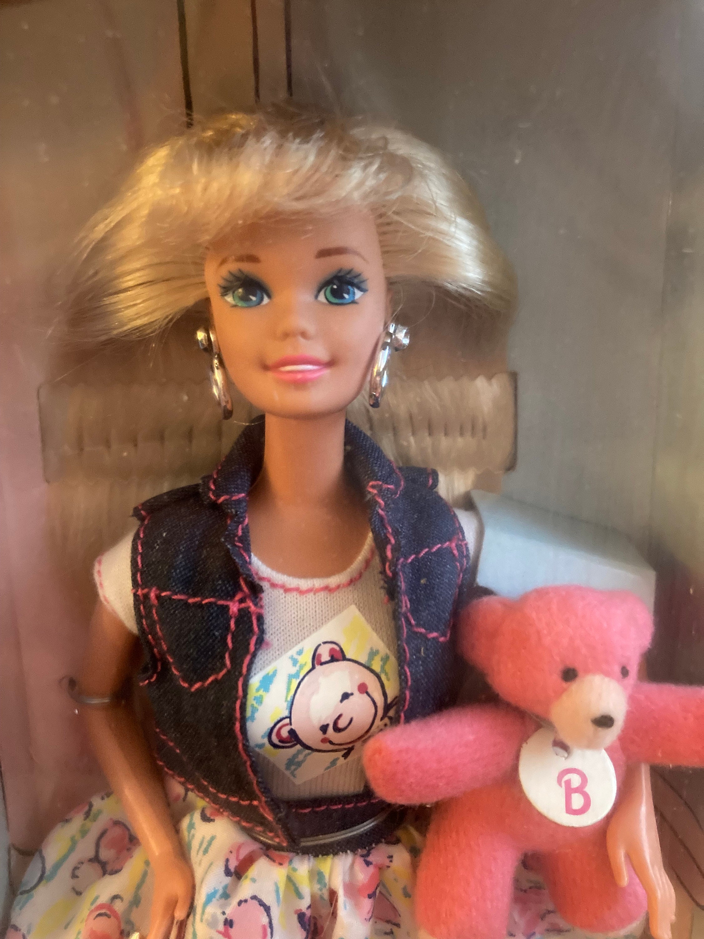 Teddy Fun Barbie 1996 Hills Special Edition New in Box 15684 Etsy