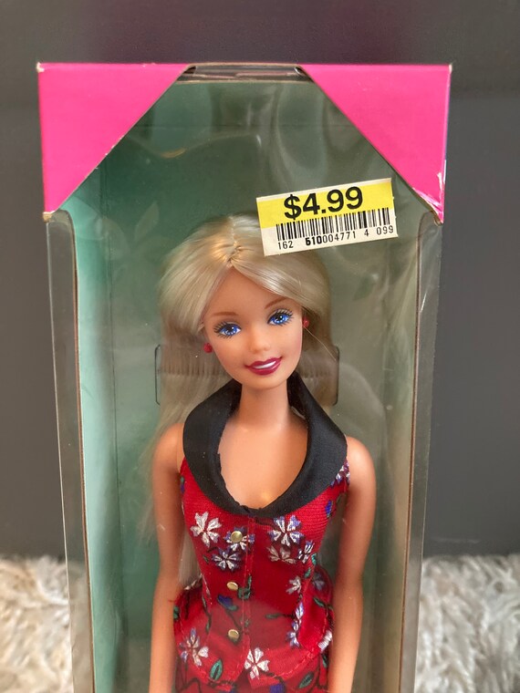 Barbie Style 1998 20766 Red Dress New in Box Accessories Included Etsy