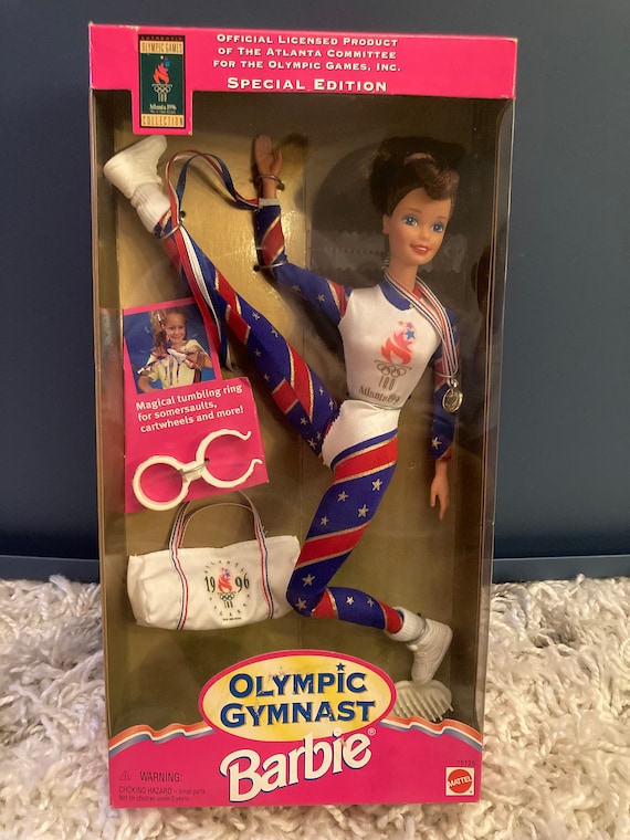 Ginnasta olimpica Barbie, 1995, 15125 Giochi Olimpici di Atlanta, Bruna,  Nuovo in scatola -  Italia