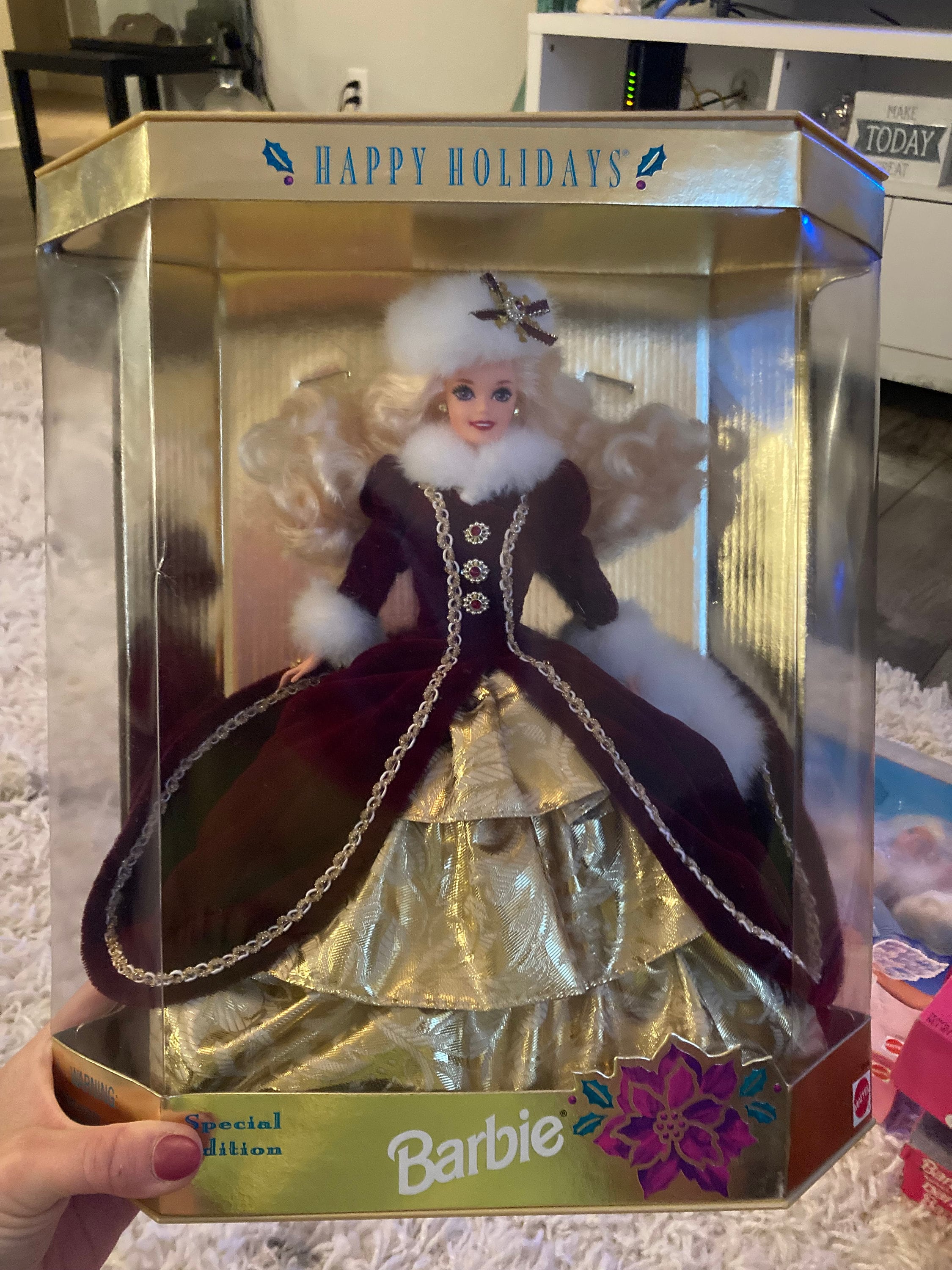 klap Versnellen Isoleren Happy Holidays Barbie 1996 Vintage Special Edition 15646 - Etsy