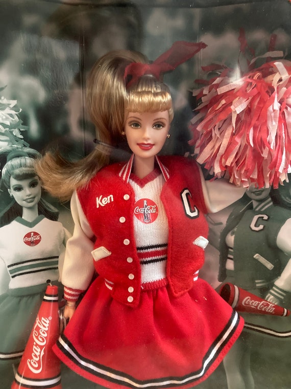 Coca-cola Cheerleader Barbie Collector Edition Fourth in | Etsy
