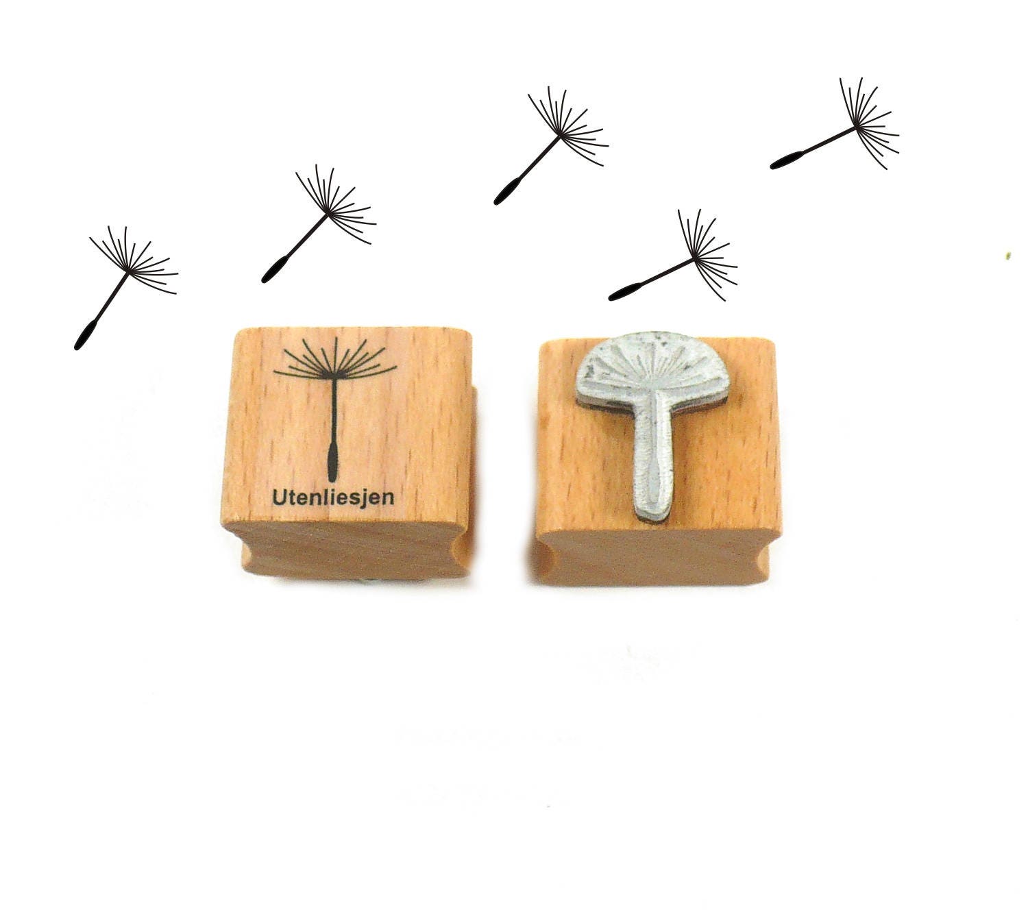 ZAcheR-fineT Motivstempel Pusteblume - 3 Größen Für Karten Basteln Scrapbooking