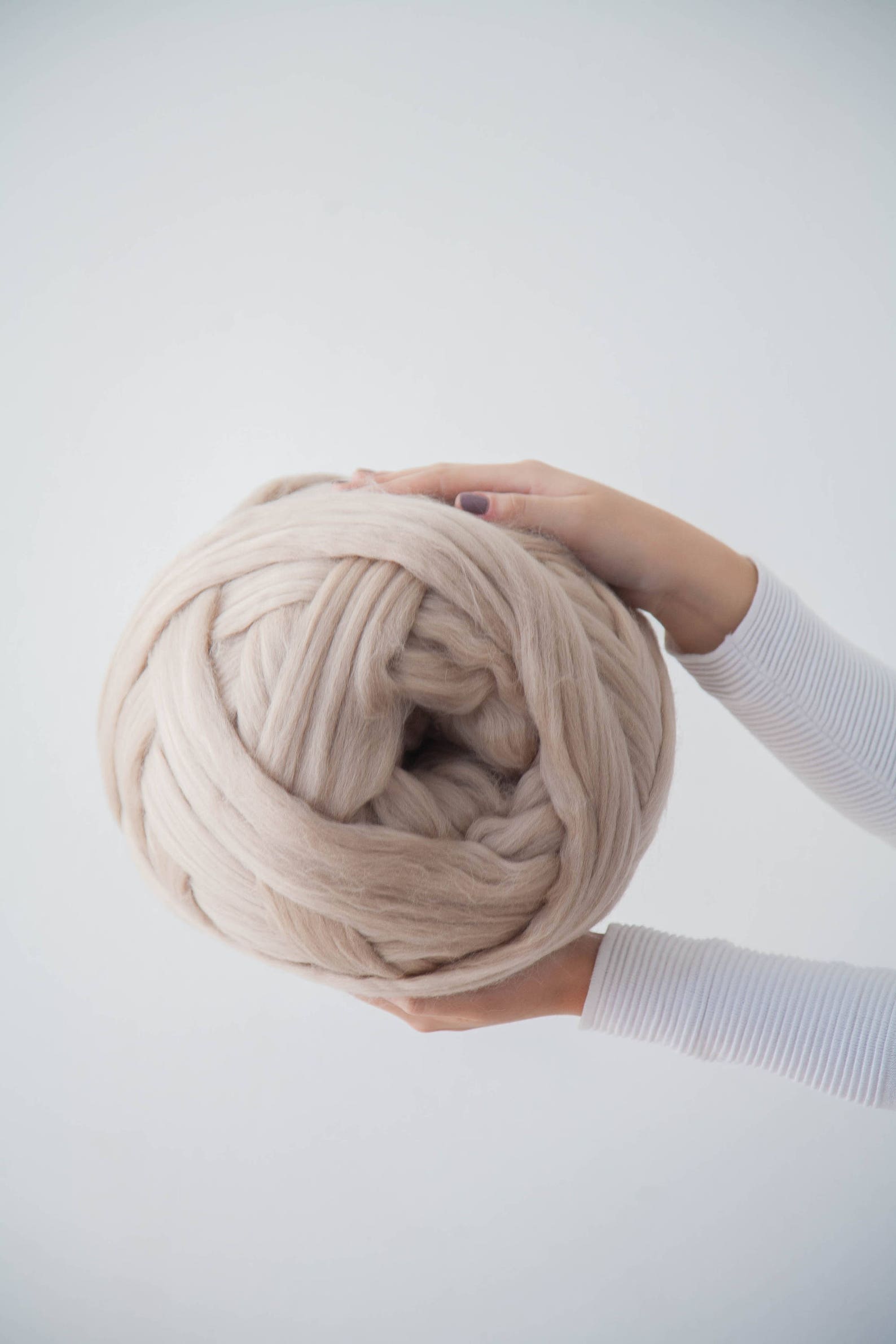 Giant Wool Yarn For Arm Knitting Knitting Wool Bulky Wool Etsy